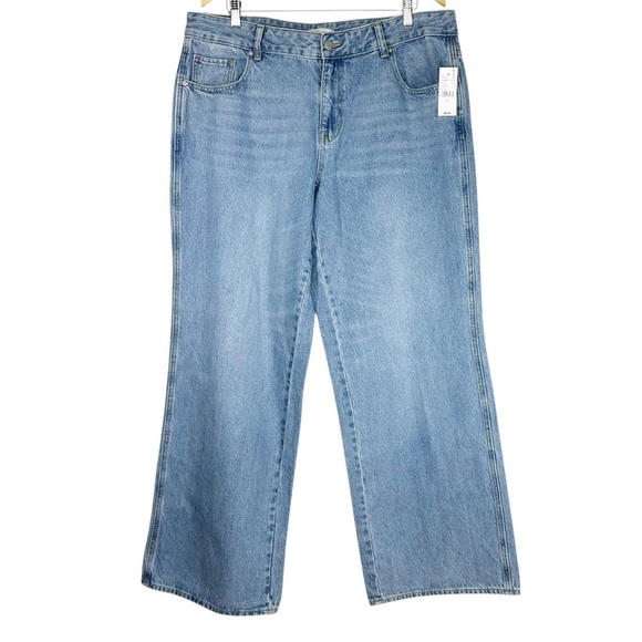 PACSUN Casey Low Rise Baggy Wide Leg Jeans Women's Plus Size 33 - Picture 2 of 13